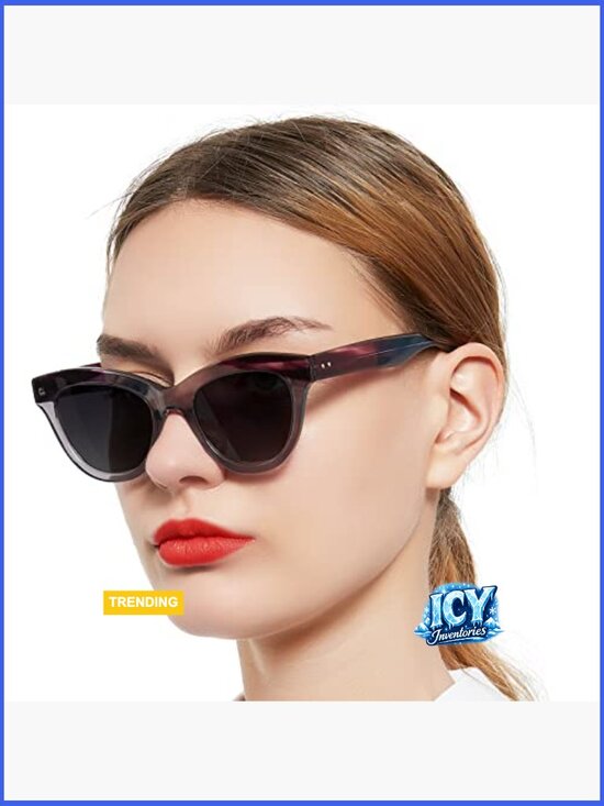 Polarized Cat Eye Sunglasses with UV Protection
